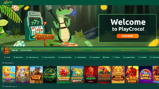 PlayCroco Casino review hero image